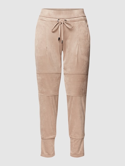 Raffaello Rossi Jogpants in Veloursleder-Optik Modell 'CANDICE' Sand 2