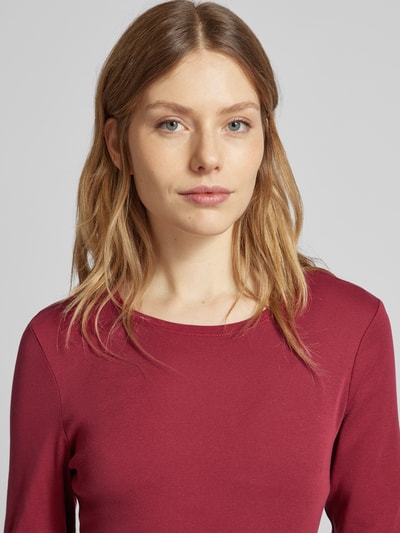 Christian Berg Woman Longsleeve mit Rundhalsausschnitt Bordeaux 3