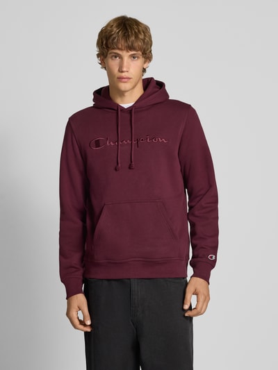 CHAMPION Bluza z kapturem i kieszenią kangurką Bordowy 4