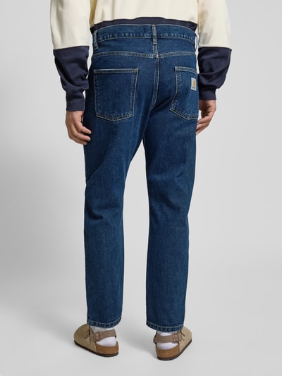 Carhartt Work In Progress Straight Fit Jeans mit Kontrastnähten Jeansblau 5