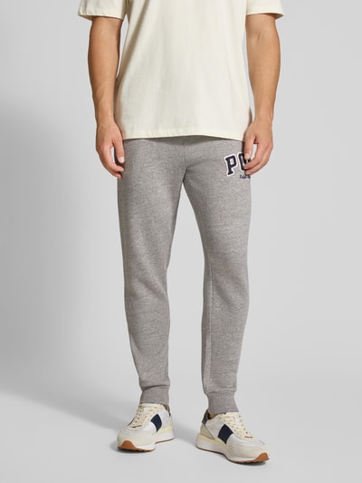 Polo Ralph Lauren Slim fit sweatpants met labelstitching Middengrijs - 4