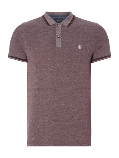 Marc O'Polo Shaped Fit Poloshirt aus Baumwoll-Piqué Violett 1