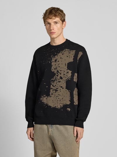 G-Star Raw Strickpullover mit Rundhalsausschnitt Black 4