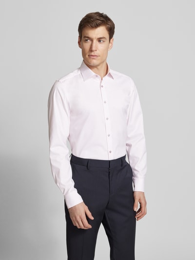 OLYMP Level Five Slim Fit Businesshemd aus Baumwoll-Mix Modell 'NEW YORK' Rosa 4