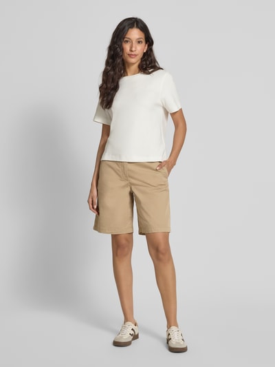 Tommy Hilfiger Szorty chinosy o kroju relaxed fit z mieszanki bawełny Beżowy 1