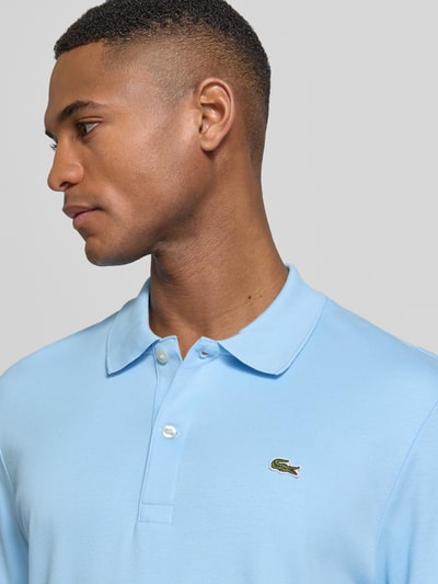 Lacoste Koszulka polo Regular Fit z czystej bawełny Jasnoniebieski 3