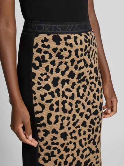 Marc Cain Midirock mit elastischem Logo-Bund Black 3