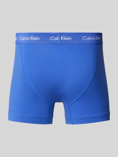 Calvin Klein Underwear Trunks mit Label-Bund im 3er-Pack Blau 3