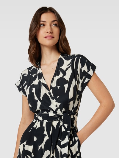 Weekend Max Mara Jumpsuit met all-over motief, model 'DOLLARO' Zwart - 3