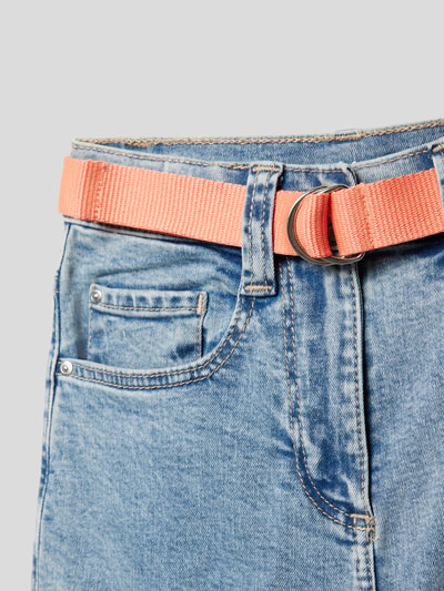 s.Oliver RED LABEL Jeans in gemêleerde look Blauw - 2