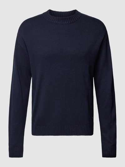 Jack & Jones Sweter z dzianiny z okrągłym dekoltem model ‘JACK’ Ciemnoniebieski 2