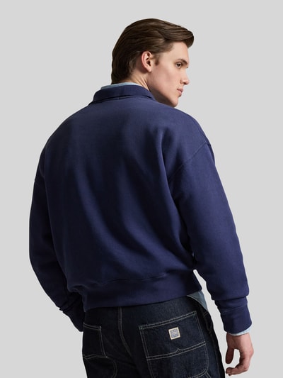 Polo Ralph Lauren Regular Fit Sweatshirt mit Polokragen Marine 5