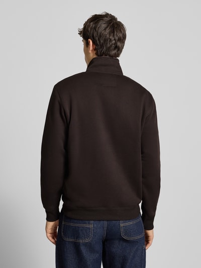 G-Star Raw Sweatshirt met opstaande kraag Donkerbruin - 5