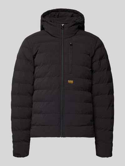 G-Star Raw Steppjacke mit Brusttasche und Label-Detail Modell 'Foundation' Black 1