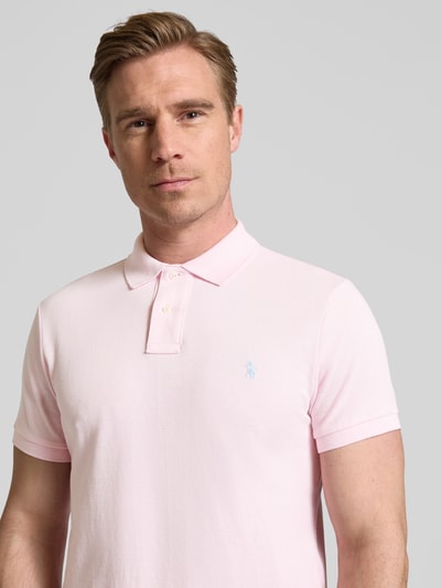 Polo Ralph Lauren Poloshirt mit Label-Stitching Rosa 3