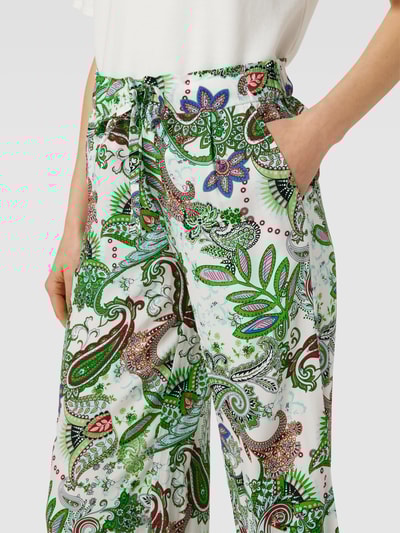 Christian Berg Woman Culotte aus reiner Viskose Grün 3