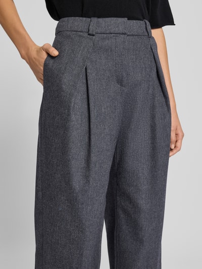 BOSS Orange Regular fit broek met wol, model 'C_TAFLONG' Donkerblauw - 3