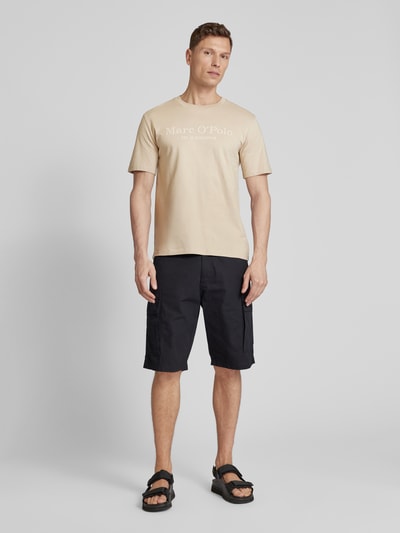 Marc O'Polo T-Shirt mit Label-Print Sand 1