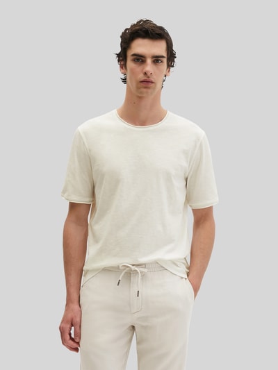 Marc O'Polo Regular Fit T-Shirt aus reiner Baumwolle Offwhite 4