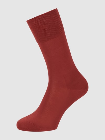 Falke Socken aus Baumwollmischung Modell 'Tiago' Rostrot 1