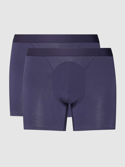 Sloggi Trunks mit elastischem Logo-Bund im 2er-Pack Blau 2