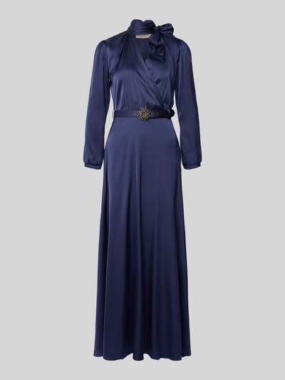 Rinascimento Abendkleid mit Ziergürtel Blau 2