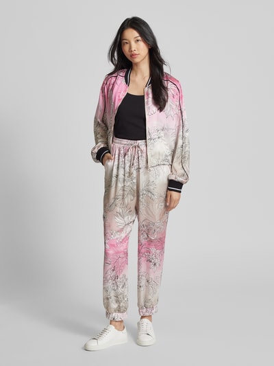 LIU JO SPORT Jogpants mit floralem Muster Pink 1