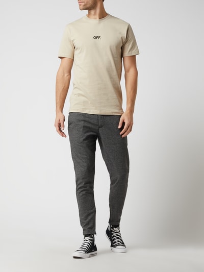 MCNEAL Slim fit chino met stretch, model 'Jake' Middengrijs - 1
