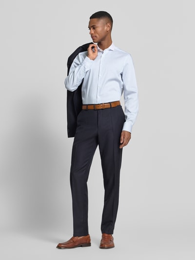 OLYMP Level 5 Slim fit fineliner Zakelijk Hemd met contrastkraag Bleu - 1