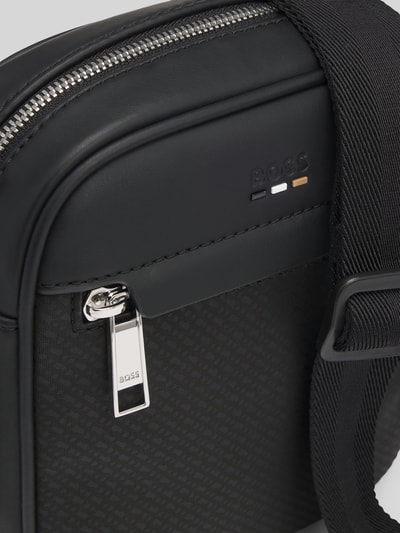 BOSS Umhängetasche mit Reißverschlüssen Modell 'MP_NS_ZIP' Black 4