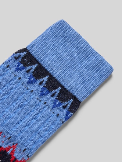 Falke Sokken met kasjmier Aquablauw - 2