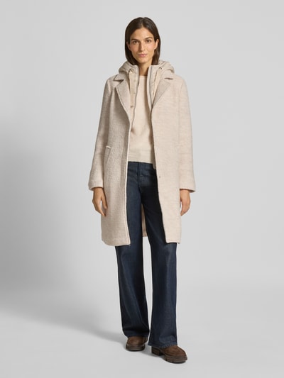 s.Oliver RED LABEL Regular Fit Mantel mit Woll-Anteil Offwhite 1