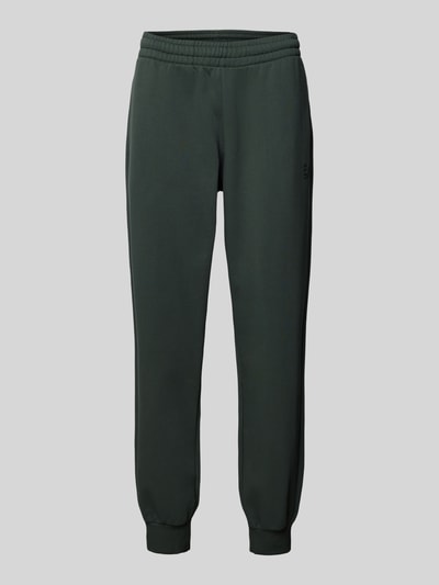 EA7 Emporio Armani Relaxed Fit Sweatpants mit Label-Print Modell 'TRAIN VISIBILTY' Dunkelgruen 2