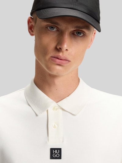HUGO Koszulka polo krój regular fit z czystej bawełny model „DEABONO_D” Gliniany 3