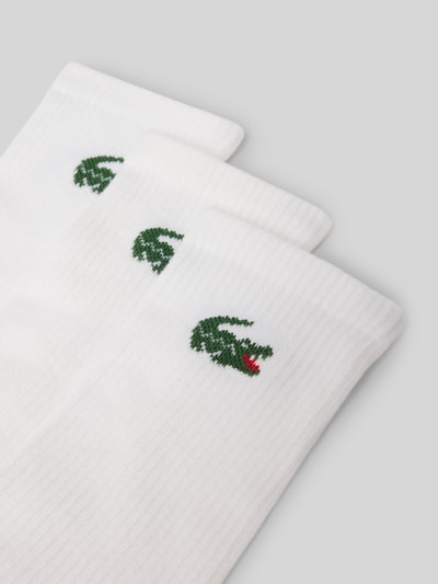 Lacoste Sokken van katoenmix in een set van 3 Wit - 2