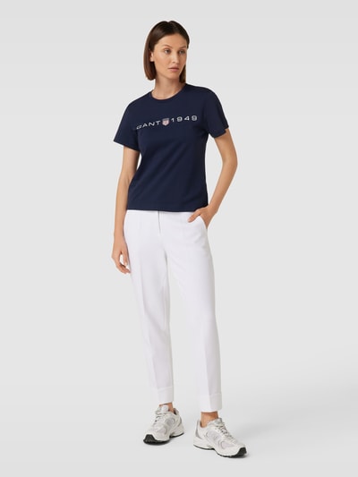 GANT T-Shirt mit Label-Print Marine 1