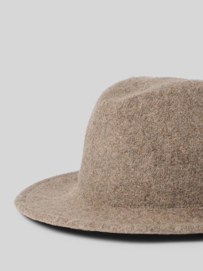 Loevenich Hoed van wolmix, model 'Fedora' Taupe - 2