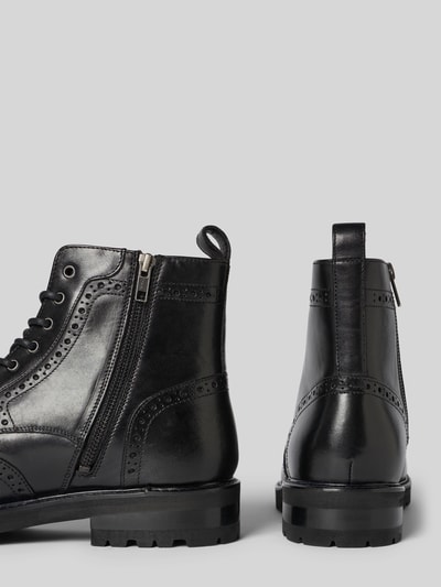 DIGEL Boots van leer met ritssluiting, model 'Spencer' Zwart - 2