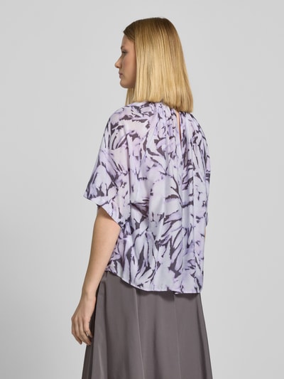 Windsor Blusenshirt aus Viskose-Seiden-Mix Flieder 5