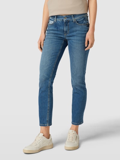 Cambio Cropped Jeans mit 5-Pocket-Design Modell 'PARIS CROPPED' Modell PARIS CROPPED Blau 4