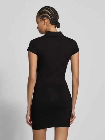 Hugo Blue Minikleid mit Reißverschlussleiste Modell 'Nera' Black 5