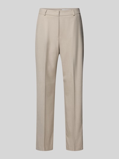 comma Stoffhose mit Bügelfalten und Gesäßtaschen Offwhite 2