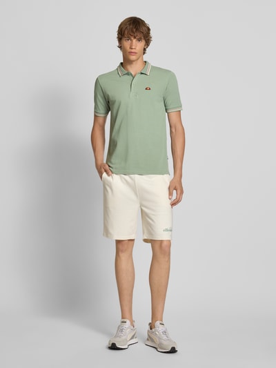 Ellesse Regular Fit Poloshirt mit Logo-Badge Modell 'ROOKS' Gruen 1
