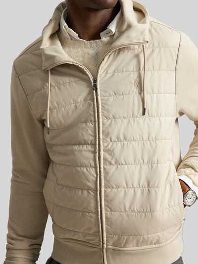 Polo Ralph Lauren Regular Fit Strickjacke aus Baumwoll-Mix Taupe 3