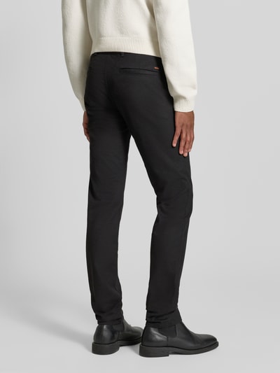 BOSS Orange Slim Fit Chino aus Baumwoll-Mix Black 5