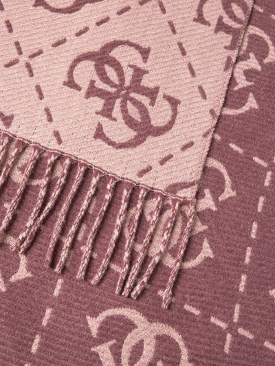 Guess Sjaal met rafels Bordeaux - 2