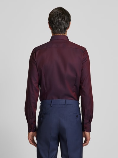 OLYMP Level Five Slim Fit Businesshemd mit Allover-Muster
 Bordeaux 5