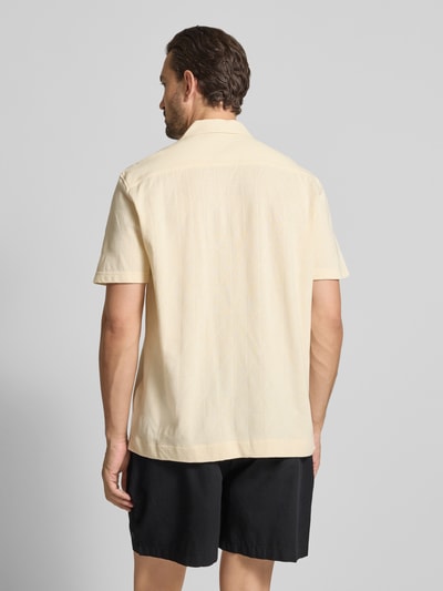 Christian Berg Men Relaxed Fit Poloshirt aus reiner Bio-Baumwolle mit Reverskragen Metallic Beige 5