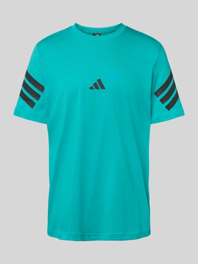adidas Sportswear Regular Fit T-Shirt mit Logo und Rundhalsausschnitt Lind 2
