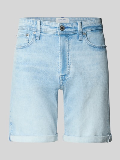 Jack & Jones Regular Fit Jeansshorts im 5-Pocket-Design Modell 'RICK' Hellblau 2